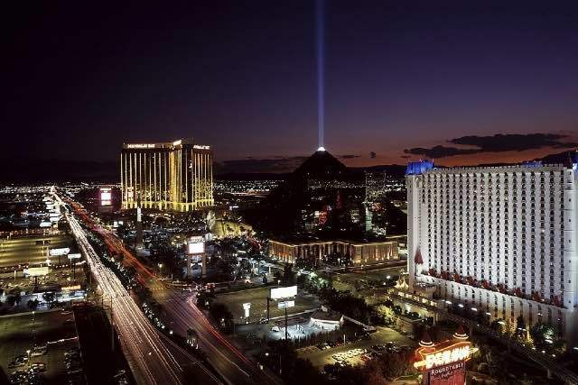 Vue sur le Strip Las Vegas