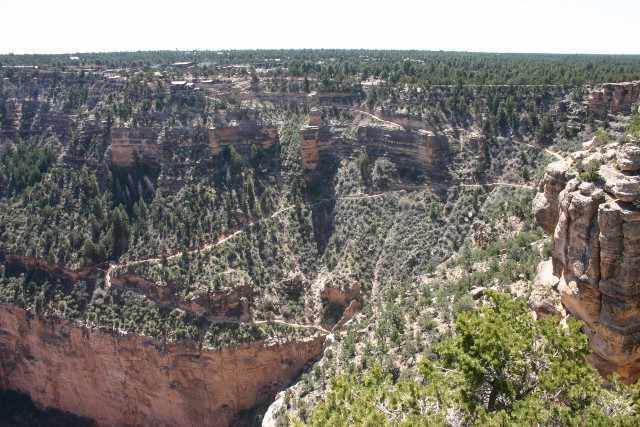 grand canyon depuis bright angel trail