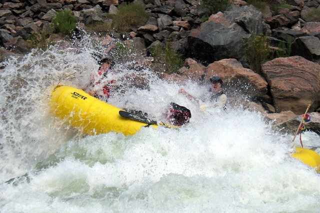 rafting au grand canyon sur le colorado